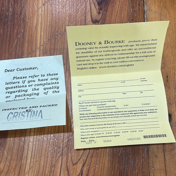 Dooney & Bourke yellow striped leather barrel satchel bag - Picture 12 of 16